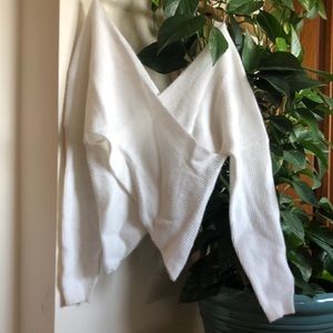 NWT. Very cute white sweater. Perfect fall winter outfit